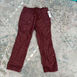 Old Navy Kids Burgundy Drawstring Joggers